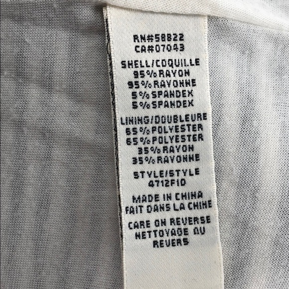 Max Studio Modal Black and Off White Skirt Size L - Picture 7 of 7